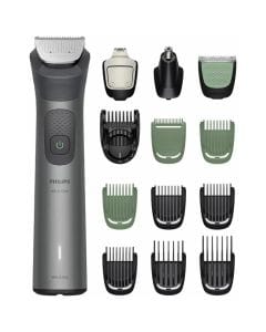 Philips Series 7000 All-in-One Cordless Trimmer, 15-in-1 Grooming Kit, BeardSense Technology, Self-Sharpening Steel Blades, 0.516mm, 120-Minute Runtime, Wet & Dry - MG7922/15