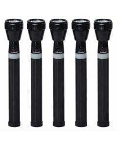Olsenmark 5-Piece Rechargeable CREE-XPE LED Flashlight Set, High-Power Tactical Torches for Camping, Hiking and Emergencies