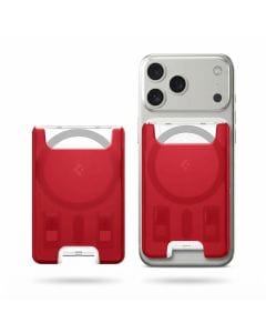 Spigen Ultra Hybrid MagFit Magnetic Wallet for iPhone 17–12 Series, Retro iMac C1 Design Card Holder