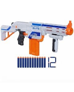 Nerf N-Strike Elite Retaliator Blaster - 4-in-1 Modular Foam Dart Toy with 12 Elite Darts