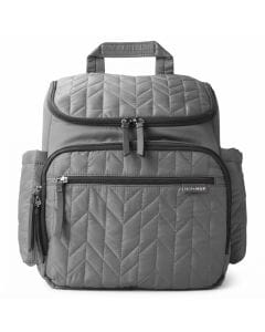 Skip Hop Forma Diaper Backpack, Lightweight And Waterproof Design, Smart Organized Storage System, Stroller-Friendly Clip System - Gray