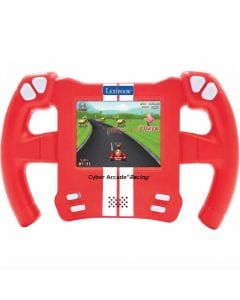 Lexibook Cyber Arcade Racing Console Motion Controlled Handheld Gaming System with 30 Red