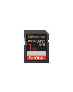 SanDisk Extreme Pro SD UHS I 1TB Card for 4K Video for DSLR and Mirrorless Cameras 200MB/s Read & 140MB/s Write - Black 