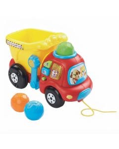 VTech Put & Take Dumper Truck - Interactive Learning Toy with Lights, Sounds, Songs, Pull-Along