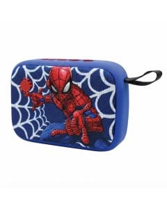 Lexibook Spider-Man Portable Bluetooth Speaker - Wireless Speaker with FM Radio, USB, SD Card Blue/Red