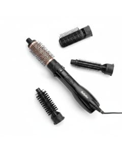 BaByliss 1200W 4-in-1 Multi Hair Styler, Ionic Function, 3 Temperature Settings, Brushing & Smoothing - Black
