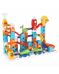 VTech Marble Rush Launch Pad, Electronic Space-Themed Marble Run Set, STEAM Construction Toy