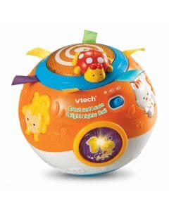 VTech Crawl and Learn Bright Lights Ball - Bilingual Interactive Baby Toy with Motion for Crawling