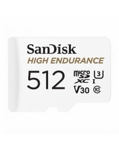 SanDisk High Endurance 512GB microSDXC Card with Adapter, Class 10, U3, V30, 4K UHD Video for Dash Cams