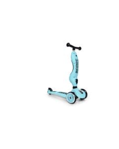 Scoot & Ride Highwaykick 1 Scooter 1-5 Years, 2 In 1 Design, Long-Lasting Riding Fun, Innovative Safety Pad - Blueberry