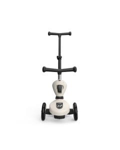 Scoot & Ride 1 Push And Go Highway Kick 1+ Years, Smooth And Controlled Parental Steering, Parent Push Bar For Easy Guidance - Ash