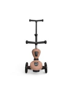Scoot & Ride Highwaykick 1 Push And Go 1-5 Years, Adjustable To Three Different Heights, Anti-Slip Footplate, Sturdy And Durable Frame - Mocha