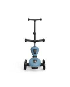 Scoot & Ride 1 Push And Go Highway Kick 1+ Years, Smooth And Controlled Parental Steering, Parent Push Bar For Easy Guidance - Steel