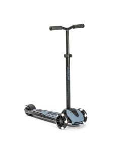 Scoot & Ride Highwaykick 5 LED 5+ Years, LED Glow Wheels For Safety And Style, Height Adjustable Handlebar, Lightweight Design - Steel