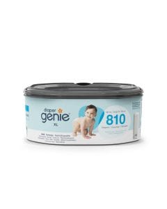 Diaper Genie Octagonal Refill XL 810 Pieces, 7 Layer Odor Barrier, Long Lasting Capacity, Baby Safe Materials - White