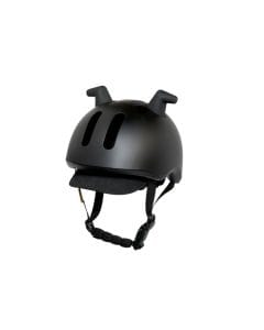 Doona Liki Helmet, Soft Inner Lining, Air Flow Opening, Padded Nylon Adjustable Chin Strap, Dial Fit Adjustment System, LED Adjustor - Black