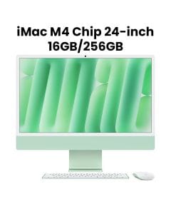 Apple 24-inch iMac with Retina 4.5K display: Apple M4 chip with 8-core CPU and 8-core GPU, 16GB, 256GB SSD - Green |MWUE3AB/A