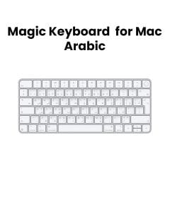 Apple Magic Arabic Keyboard With Touch ID For Mac Models With Apple Silicon, Wireless Bluetooth Connectivity - Silver - MXCK3AB/A