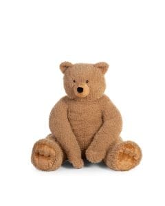Childhome Seated Teddy Bear 76cm, Loyal And Lovable Companion, Stylish Nursery Decor Piece, Always Hug-Ready Comfort - Brown