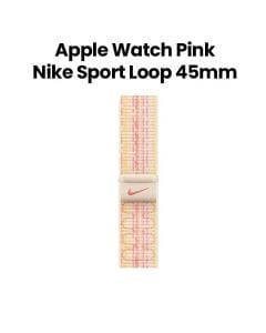 Apple Watch Nike Sport Loop 45mm, Compatibility, Lightweight And Adjustable Hook-And-Loop - Pink - MUJY3ZM/A