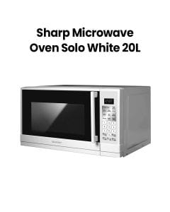 Sharp Microwave Oven 20L Solo White | R-20GHM-WH3