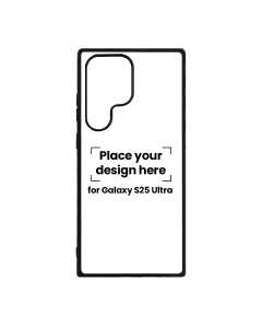 Samsung 25 Ultra Black Case with Your Design – Personalized Printing