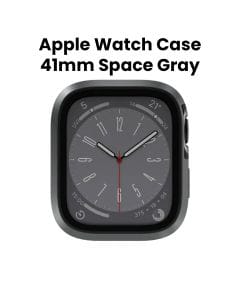 SwitchEasy Tempered Glass Watch Case for Apple Watch 41mm Space Gray | SAW241207SG23