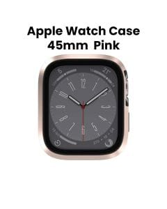 SwitchEasy Tempered Glass Watch Case for Apple Watch 45mm Pink | SAW2A5207PK23