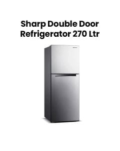 Sharp Refrigerator 270L Inverter Inox | SJ-HM270-HS3