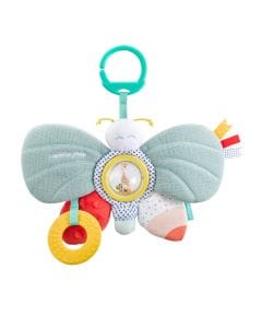Sophie La Girafe Butterfly Teething Ring Bell Toy 3+ Monthss, My Awakening Companion, Lightweight And Easy to Hold, Sensory Development - Multicolour