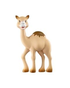Sophie La Girafe Al'Thir The Camel Teether Toy 0+ Monthss, Easy To Grip And Lightweight, Stimulates 5 Senses, Painted With Non-toxic Food-grade Paints - Brown