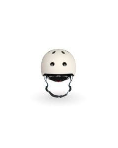 Scoot & Ride Baby Helmet XXS-S, Magnetic Safety Fastener, Comfortable And Adjustable Design, 3 Different Light Modes - Ash