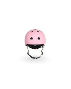 Scoot & Ride Baby Helmet XXS-S, Magnetic Safety Fastener, Comfortable And Adjustable Design, 3 Different Light Modes - Rose