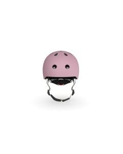 Scoot & Ride Kid Helmet XXS-S 1+ Years 45-51cm, Battery Operated And LED Safety Light, 3D Foam Molded Inner Padding, Magnetic Fastening System - Wildberry