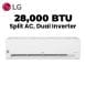 LG Split Air Conditioner 28,000 BTU | I34TKF