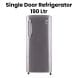 LG 190 Ltrs Single Door Refrigerator  | GR-231ALLB