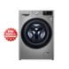 LG Washer And Dryer, Bigger Capacity, AI DD, Steam Technology, ThinQ, 1400 RPM, Quick Wash 10/7Kg - Silver - F4V5RGP2T