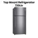 LG 720Ltrs Top Mount Refrigerator, Inverter Linear Compressor, Door Cooling Multi AirFlow | GN-C752HQCL