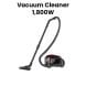 LG 1,800W Vacuum Cleaner Made in Vietnam - Sparkle Red | VC5418NNTR