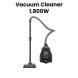 LG 1,800W Vacuum Cleaner Made in Vietnam - Pearl Sparkle Silver | VC5418NNTRS