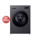 LG Front Load Washing Machine, Made In China, Stylish Middle Black Finish, Front Load Design, Advanced Wash Programs 8Kg - Black - F2Y1TYP6J