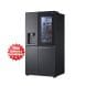 LG 674L InstaView Side-by-Side Refrigerator With UVnano, Linear Cooling, And Smart ThinQ Features - Matte Black - GR-X267CQEW