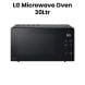 LG 30Ltrs Solo  Microwave Oven Black Smog Glass Finish Made in China | MS3032JAS