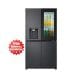 LG Black Glass InstaView French Door Refrigerator, Smart Diagnosis, Door Cooling+, Linear Cooling, InstaView Door-in-Door 681L - Black - GR-X34FFCAB