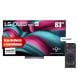LG 83Inch OLED 4K Smart TV, 4K Ultra HD Resolution, 4K Ultra HD Resolution, OLED evo Technology, Ultra-Slim Premium Design - Black - OLED83C56LA
