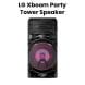 LG XBOOM Party Tower Speaker With Bass Blast, Multi Color Lighting, Karaoke Function, 2.0 Channels - Black - RNC5