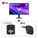 LG 27" IPS Gaming Monitor + Nutricook Air Fryer Slim 5L + LG XBOOM XG2 Portable Bluetooth Speaker - Gaming & Snack Bundle