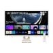 LG 25" FHD IPS Smart Monitor – webOS, ThinQ Home Dashboard, Built-in Speakers, AirPlay 2, Wi-Fi, Bluetooth, Screen Share | White - 25SR50F-W