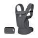 Ergobaby All-in-One Baby Carrier Newborn to Toddler 0-48 Months Front Back Hip Carry 6 Storage Pockets Reflective Grey | BCODMGRAPH