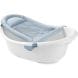 Skip Hop 4-in-1 Convertible Baby Bath Tub Newborn Insert Seat Rinser Toddler Bath Support 0-4 Years White Blue | SKI9S109010